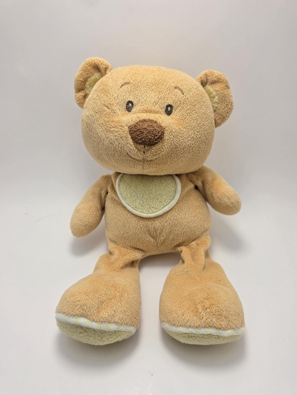 Babies R Us Tan Teddy Bear, Vintage Plush (11 inch)
